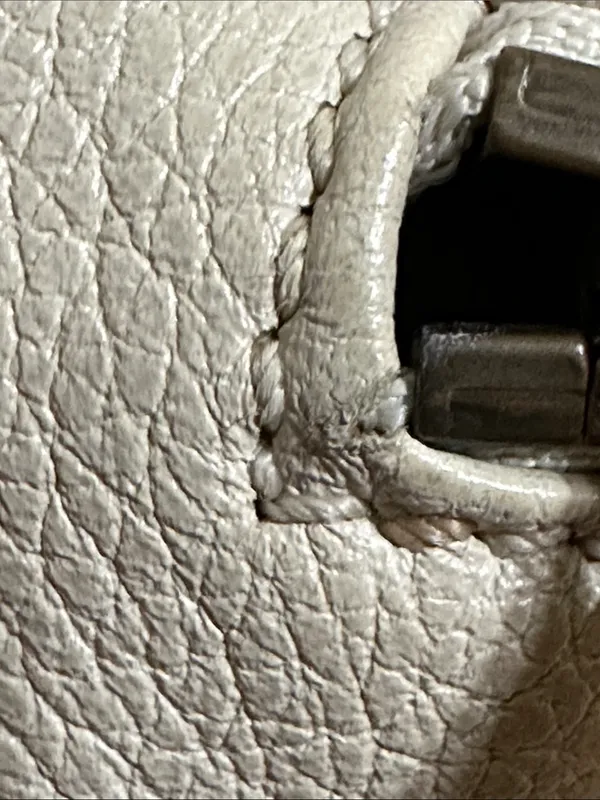 Gucci Off-White/Light Beige Leather Logo Web Belt/Body Bag - Image 15