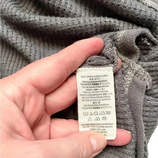 The North Face Free People Must Have Henley Knit Top Size Medium - Image 5