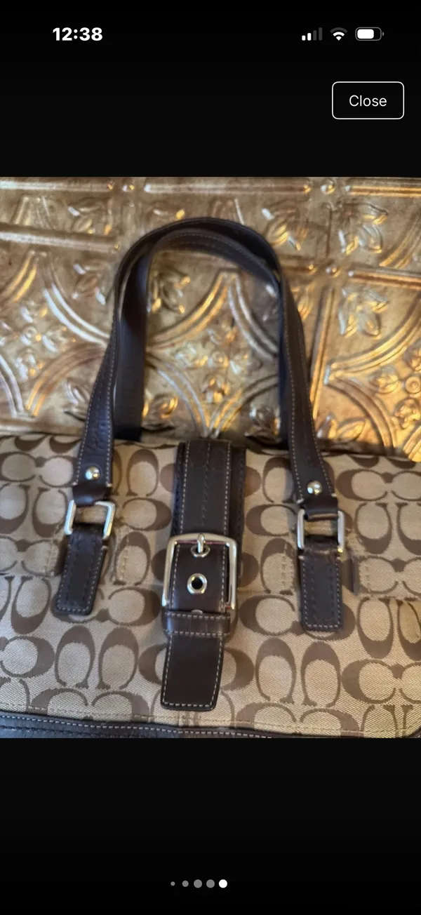Vintage Coach Hampton Signature Y2K Bag - Image 12