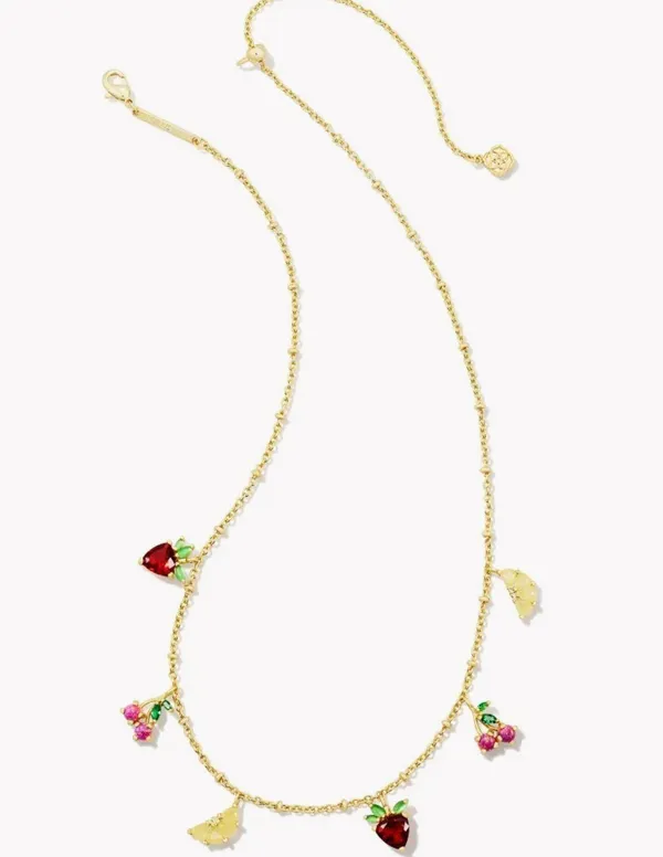 Kendra Scott Fruit Gold Strand Necklace in Multi Mix - Image 2