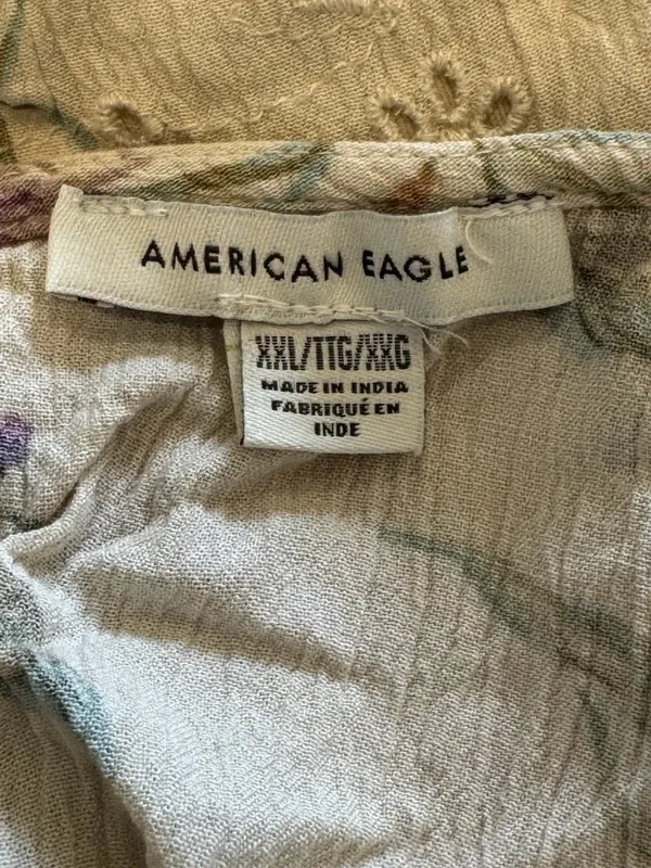 American Eagle Floral Romper Beautiful Print XXL - Image 9