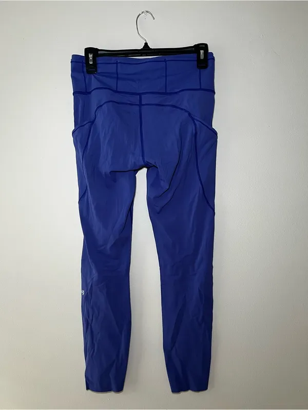 Lululemon Fast & Free Royal Blue Leggings - Image 8
