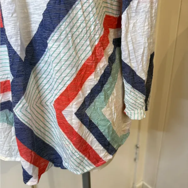 David Cline Multicolor Striped Button - Image 4