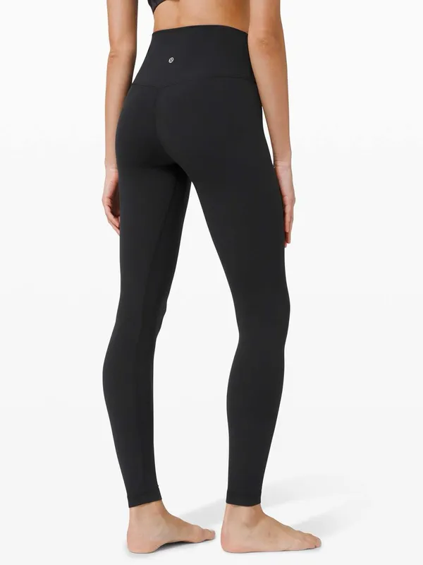 Lululemon Align High Rise Pant 28” Black Yoga Leggings Size 4 W5CTES - Image 2