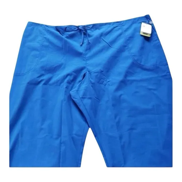 Code Happy Women Royal Blue Medical Scrub Pants 4XL Antimicrobial Protection - Image 3