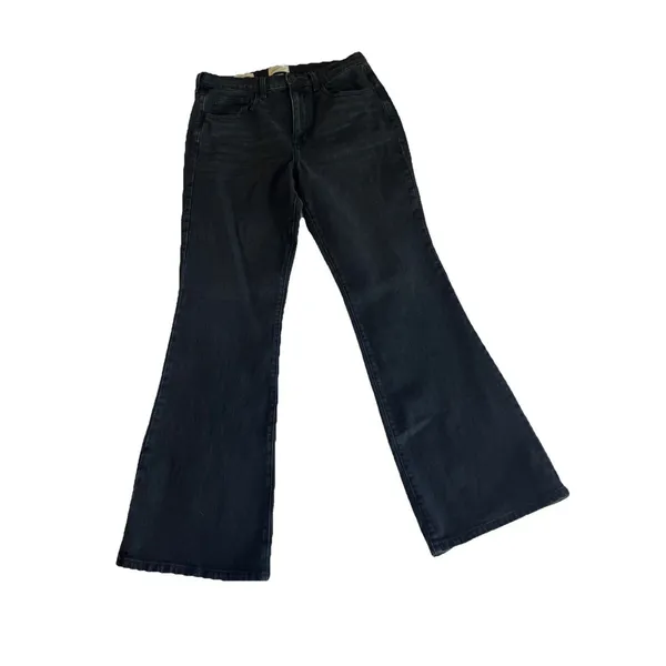 Universal Threads Women's High Rise Flare Jeans Size 12 Black - Image 2