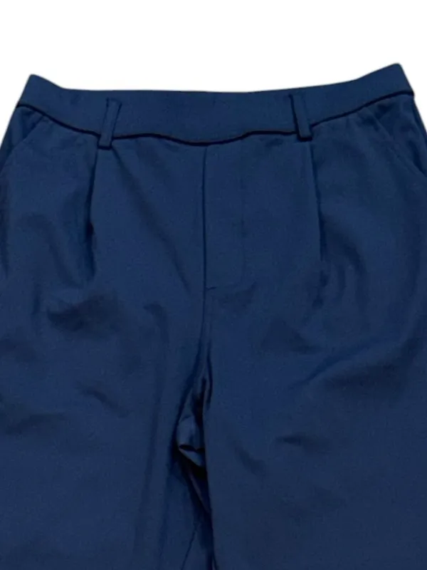 Halara Flex High Waisted Back Side Pocket Slight Flare Work Pants Small Navy NWT - Image 2