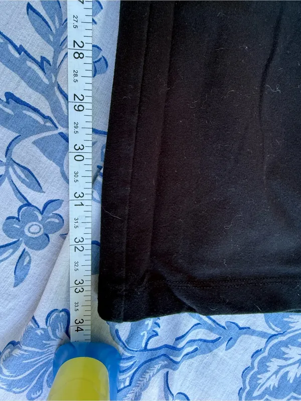 Vintage Victoria's Secret Foldover Yoga Leggings L Black/Gray High Rise Logo - Image 10