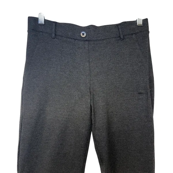 Betabrand Dress Pant Yoga Pants Charcoal Gray Straight Leg Work‎ Office Mens M - Image 4