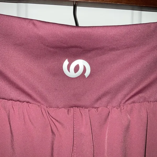 Cadmus Athletic Double Layer Shorts‎ Size 2XL Pink - Image 2