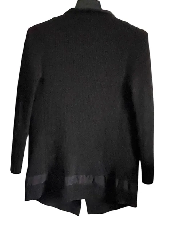 Athleta Sentinel Sweater Charcoal Asymmetrical Zip Knit Sweater Jacket - Image 3