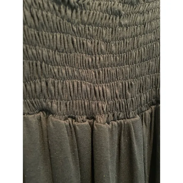 Bebe Vintage Black Sequins Bodice Mini Bubble Hem Dress Medium - Image 4