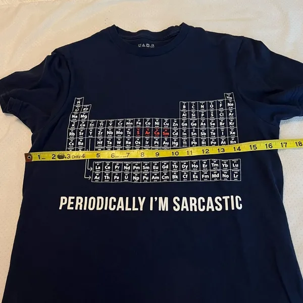 Periodic table of Elements T Shirt Women’s Size Medium Humorous Science Sarcasm - Image 6