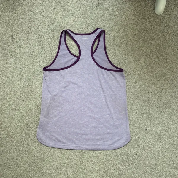 Adidas Climalite Heathered Light Purple Racerback Athletic Tank Top - Image 6