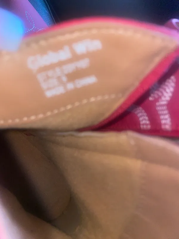Red Cowboy Boots Size 9 - Image 5