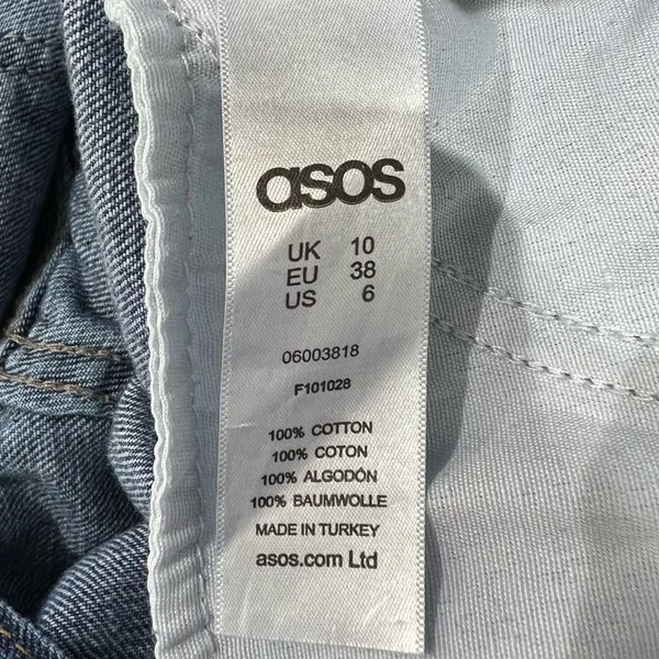 ASOS Women’s Dark Blue Denim Overalls - Image 6