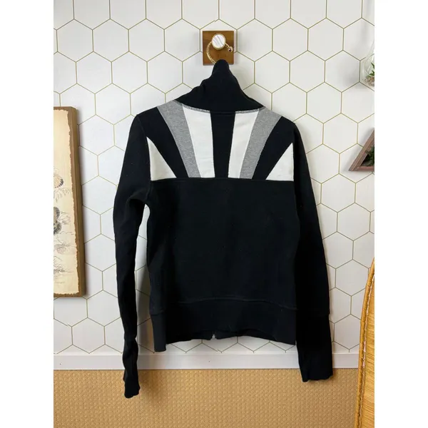 Lululemon Vintage Black Igloo Sunrise Full Zip Fleece Jacket - Size - 8 - Image 2
