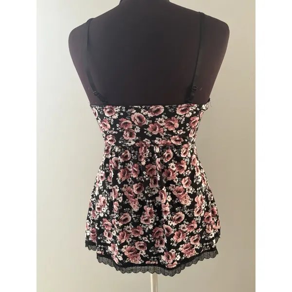 Marilyn Monroe Babydoll Top Large Floral Fairy Y2K Lace Cami Coquette Feminine - Image 4
