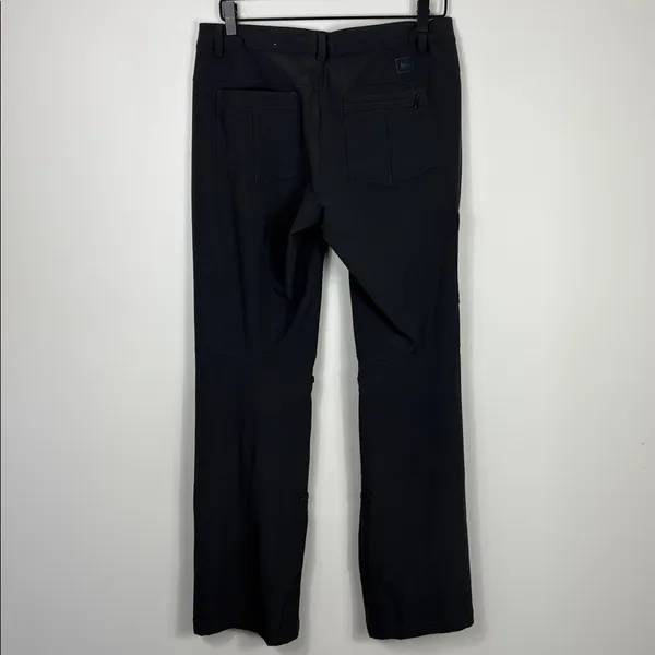REI Cargo Hiking Pants Wide Leg Women’s Size 8 Charcoal Gray Zipper Pockets - Image 5