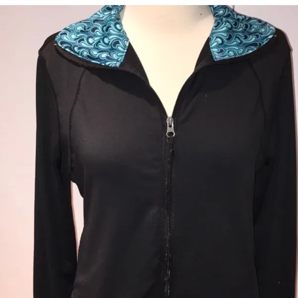 C9 by Champion Black Multi Design Zip Up Track Jacket - Image 3