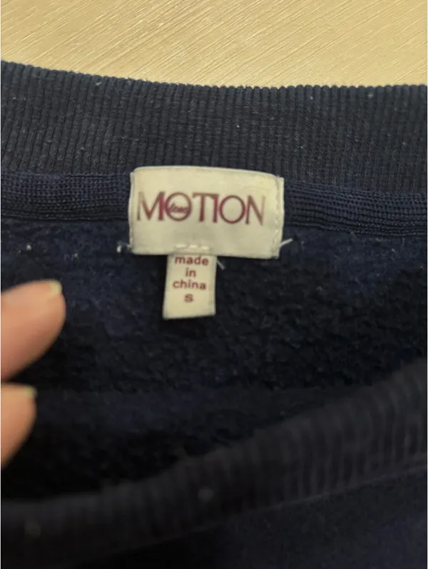 Boutique cropped sweatshirt Blue Size M - Image 3