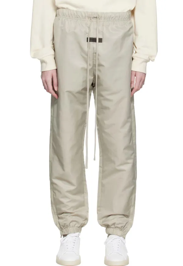Essentials Gray Nylon Track Pants - Image 2