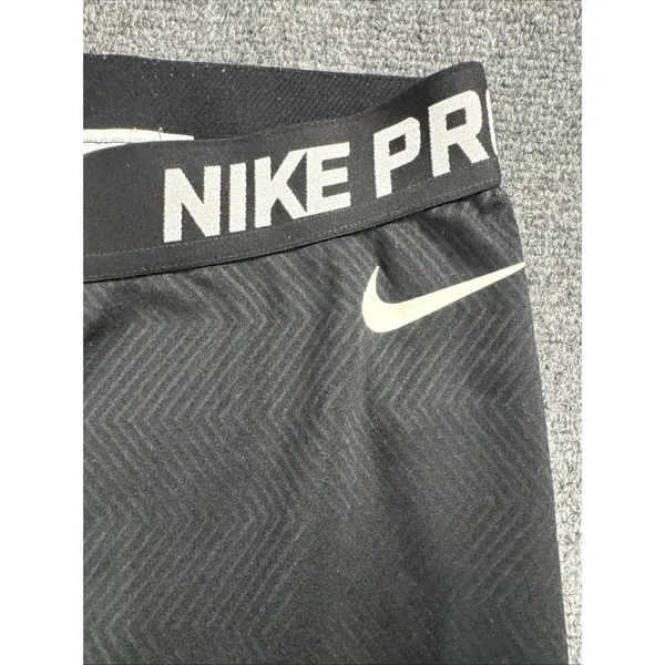 Nike Pro Women’s Medium Dri-FIT Black NIKE Graphic Compression Leggings 856238 - Image 3