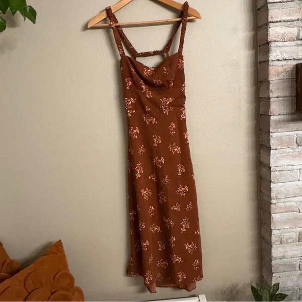 ABERCROMBIE‎ Floral Midi Dress - Image 2