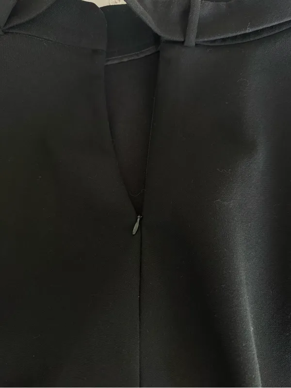 Zara Black Flowy Mini Skirt with Belt Size Medium - Image 7