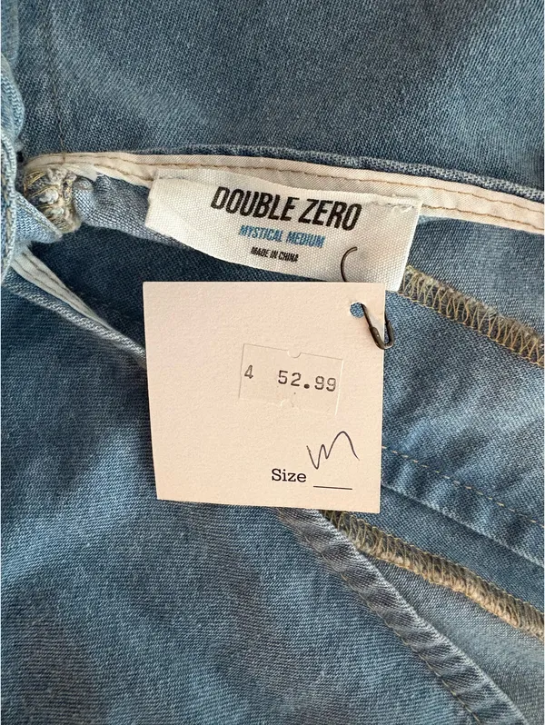 Double Zero Denim vest halter top - Image 3