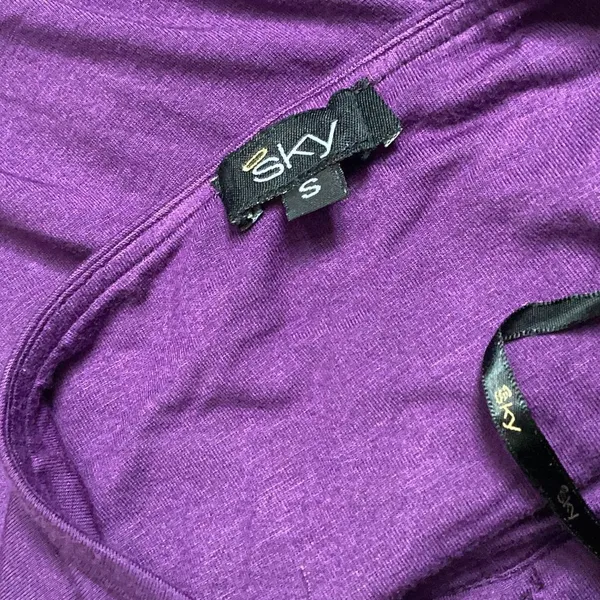 New. SKY purple halter embellished maxi dress. Small. Retails $259 - Image 10