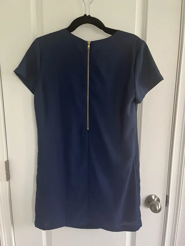 Lulus Navy Blue Dress  - Image 3