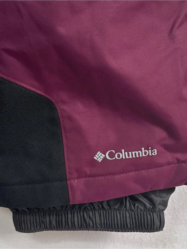 Columbia Omni Tech Snow Pants Womens L Purple Omni Heat Waterproof Breathable - Image 3