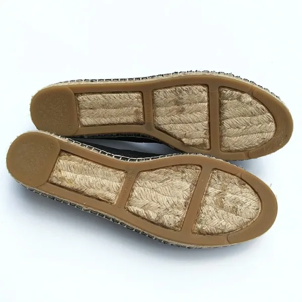 Vince Camuto denim espadrille slip on flats o women’s Size 8B - Image 9