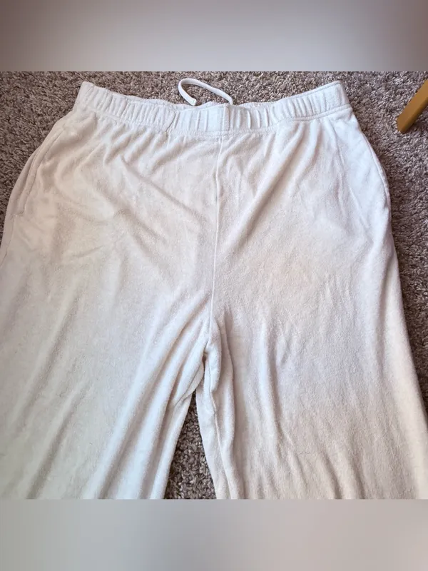 Quince Brushed Lounge Pants Medium Ecovero Knit Soft Cozy Minimalist - Image 2