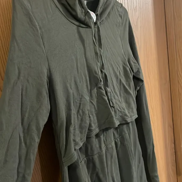 Latched Mama Cloud Nursing Hoodie Olive XS‎ - Image 3