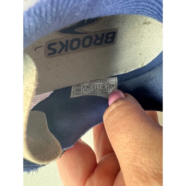 Brooks Launch‎ 9 Womens Running casual Shoes Purple Lavender Navy Size 9.5 - Image 6