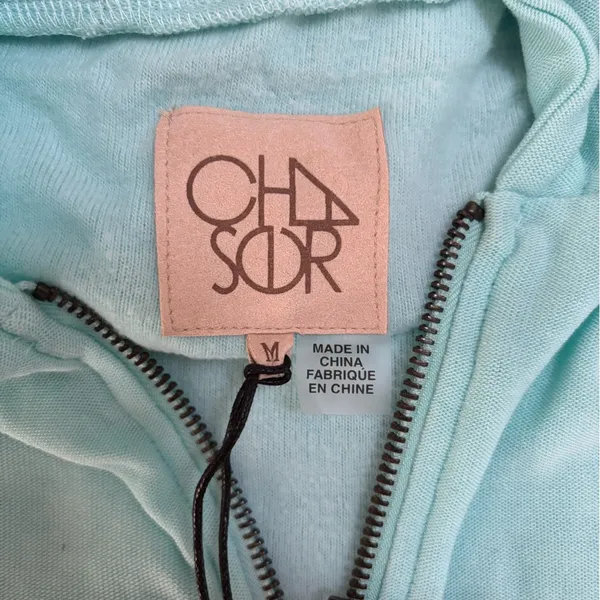 Chaser Zip-Up Hoodie Color Breezy Size Medium‎ NWT - Image 4