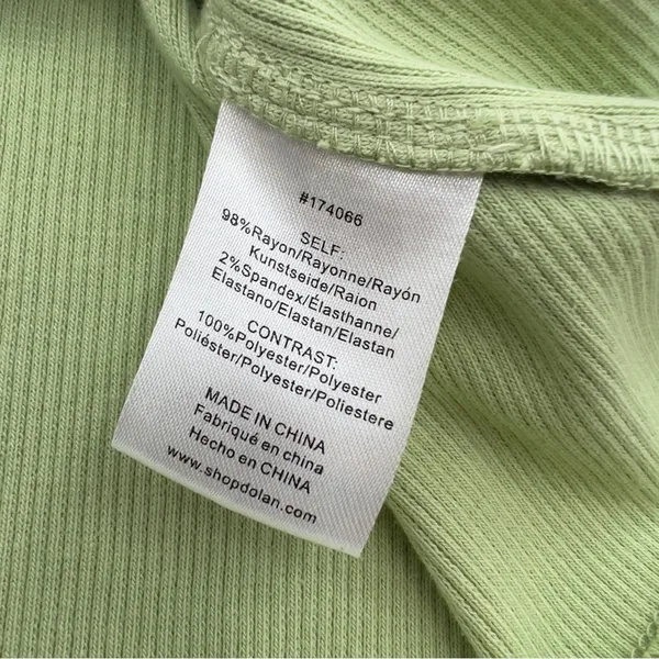 Anthropologie Dolan puff ruffle sleeve top lime green sz‎ XS - Image 3