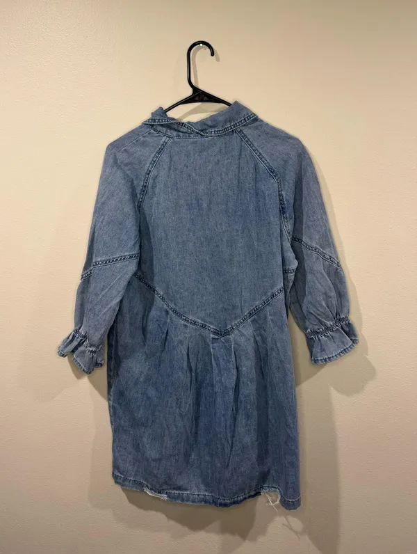 Denim Dress Blue - Image 2