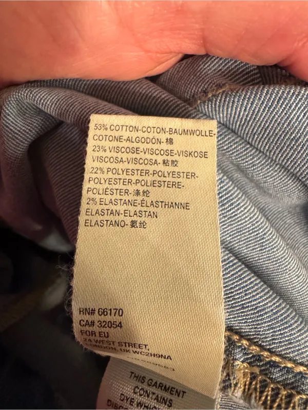 FP We The Free Just Float On High Rise Extreme Bell Bottom Jeans 26 EUC - Image 5