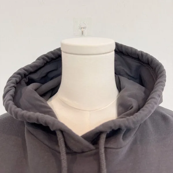 Hollister Cropped Graphic Hoodie Pullover Sweatshirt Loungewear‎ Casual Small - Image 2