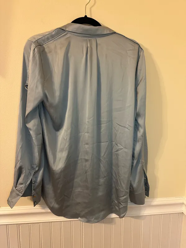white house black market blue top NWT - Image 7