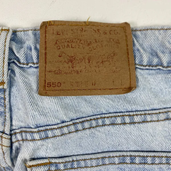 Vintage Levis 550 Jeans Womens 13 Long Light Wash‎ Relaxed Tapered High Rise 90s - Image 10