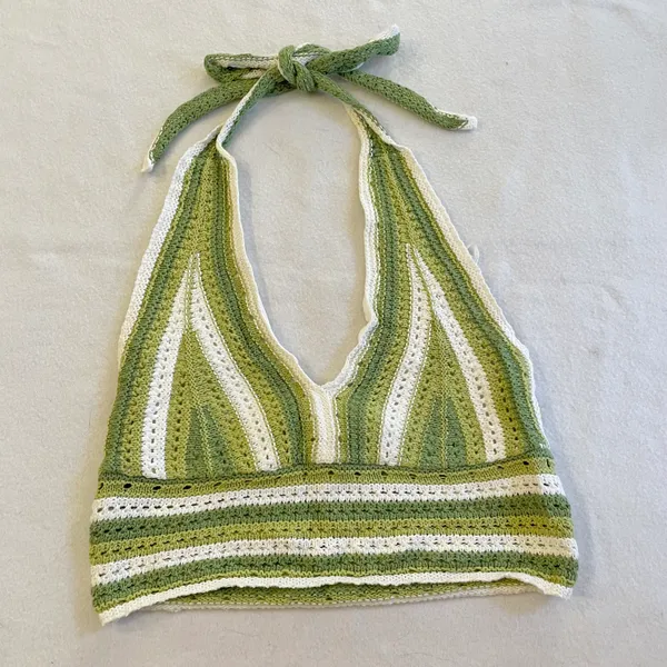 Hollister Crochet Halter Top - Image 3