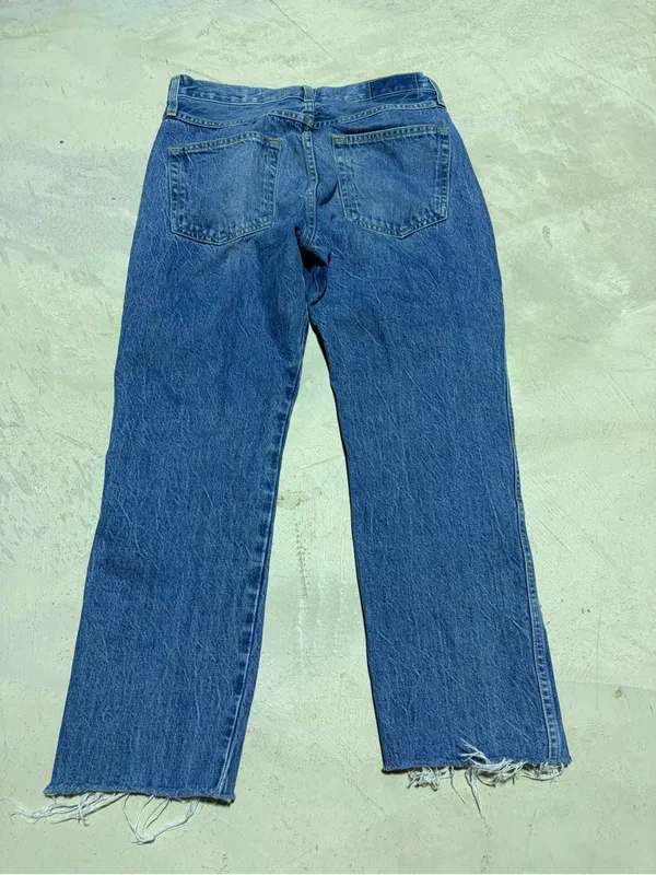 AMO Women’s loverboy stargaze Blue Straight-Leg Jeans 28 - Image 4