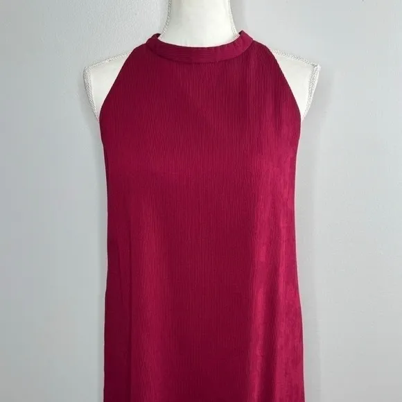 Elliatt Unwrapped‎ Bow Halter Dress Small Backless Sleeveless Party Cocktail Red - Image 5
