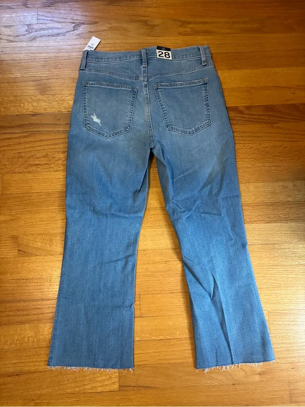 Gap Kick Fit High Rise Denim Slim Stretch Jeans Blue Women's Size 28/6 Short NWT - Image 6
