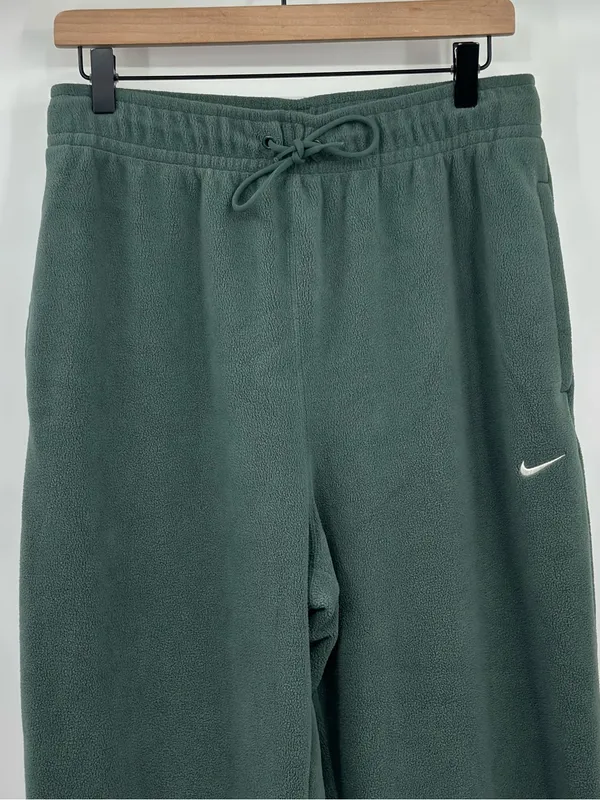 Nike Therma-FIT One Women’s Loose‎ Fleece Pants Green Sweatpants Size Medium - Image 5