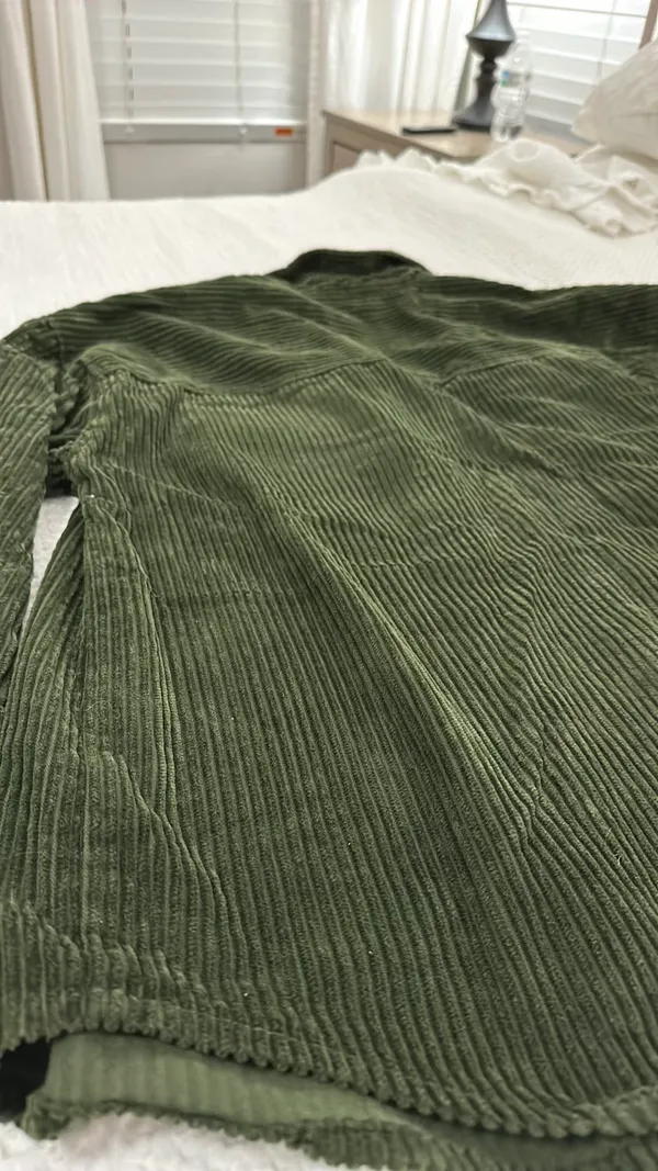 Velvet Heart Army Green Corduroy Jacket - Image 6